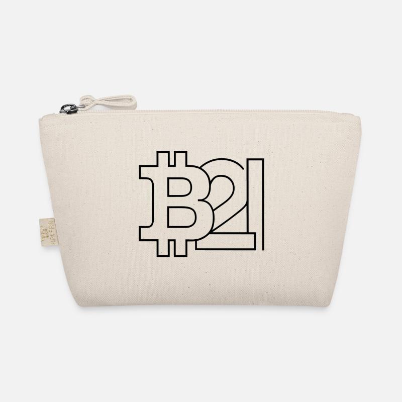 Bitcoin Silhouette 21 millions de devises Trousse biologique