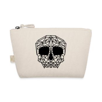 Totenkopf Gitter - Bio-Täschchen - Natur - Vorne