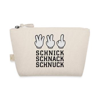 schnick schnack schnuck - Bio-Täschchen - Natur - Vorne