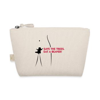 Save the trees. Eat a beaver. - Organic Pouch - nature - Front