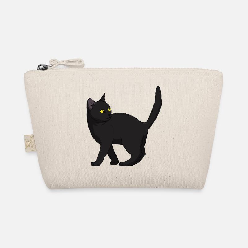 Cat Black - Organic Pouch - nature