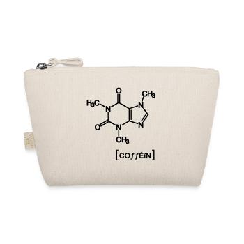 Coffein chemische Formel Kaffee Koffein Geschenk - Bio-Täschchen - Natur - Vorne