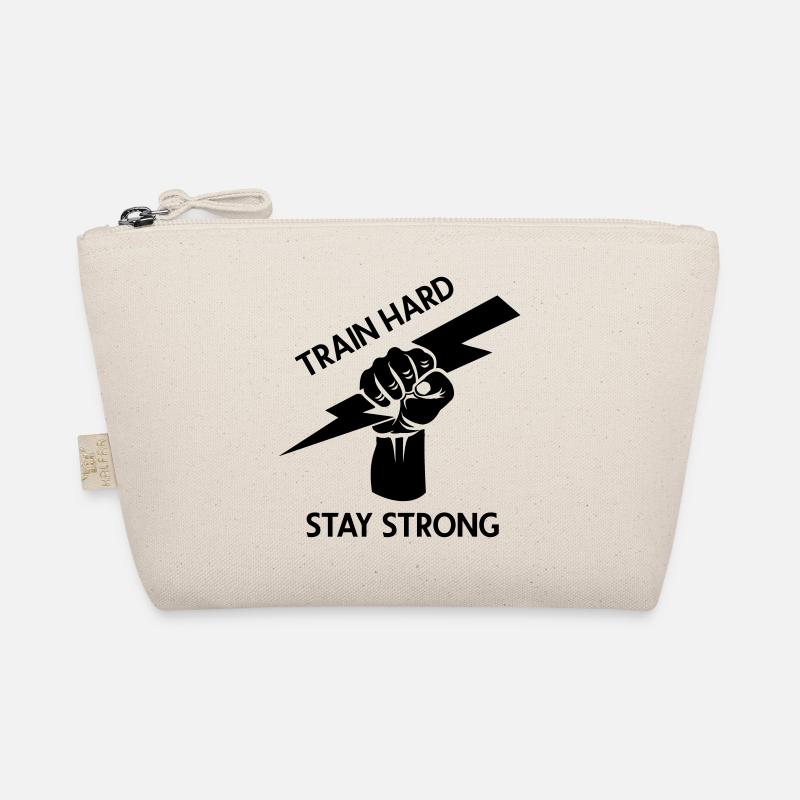 train hard - stay strong Bio-Täschchen