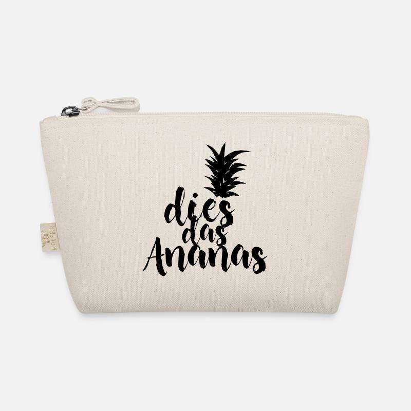 dies das Ananas - Bio-Täschchen - Natur