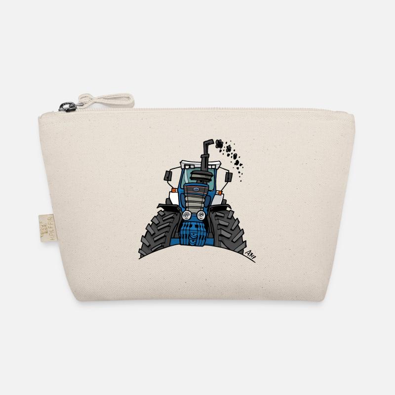0538 blau tractor Bio-Täschchen