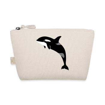 jumping Orca - Bio-Täschchen - Natur - Vorne