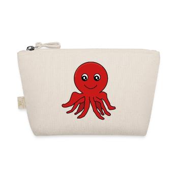 tintenfisch giant octopus krake kalmar sepien fish - Bio-Täschchen - Natur - Vorne