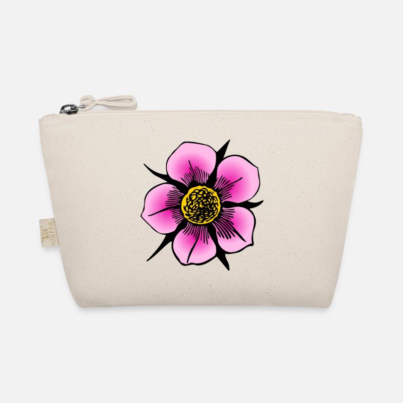 Schöne Blume Motiv als Geschenk Idee Bio-Täschchen