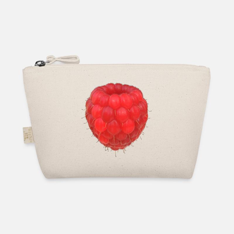 Raspberry Cluster Pattern Organic Pouch