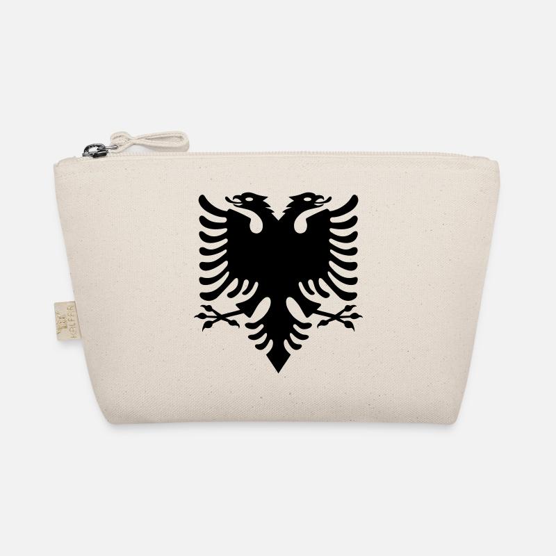 Doppelköpfig Adler Wappen Symbol Geschenk Zeichen - Bio-Täschchen - Natur