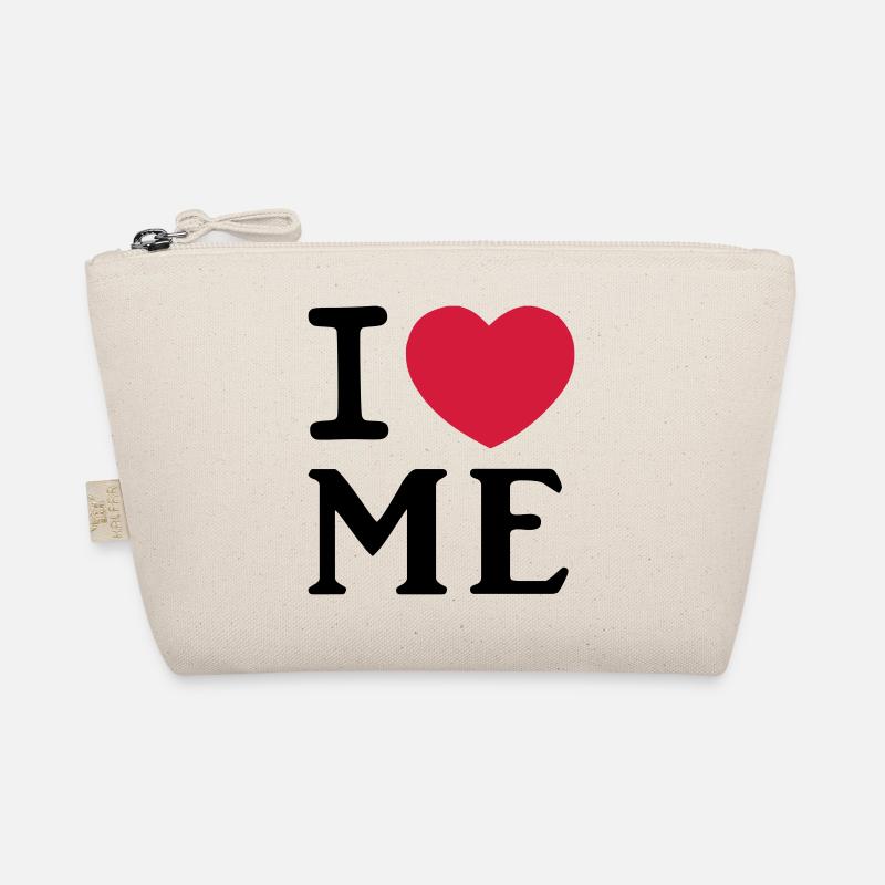 I Love Me Herz Logo - Bio-Täschchen - Natur