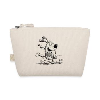Funny easter bunny with easter egg - easter - Organic Pouch - nature - Front