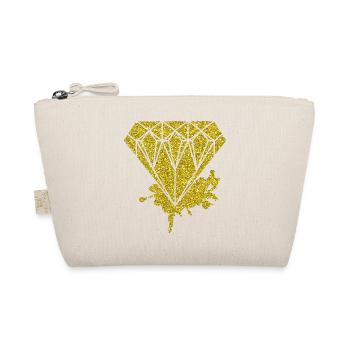 Diamant en or Glitter Fashion Style Glitter Unique - Trousse biologique - nature - Devant