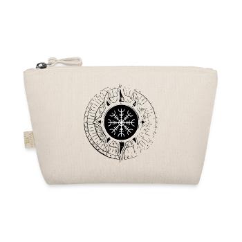 Ægishjálmur helmet of Ægir white - Organic Pouch - nature - Front
