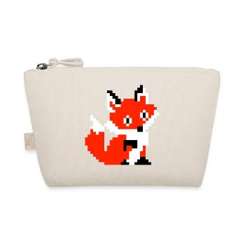 Fox Fox Paw Pixel Design rétro chemise cadeau - Trousse biologique - nature - Devant