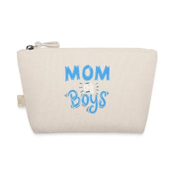 Mutter von Jungs - Muttertag - Geschenk - Bio-Täschchen - Natur - Vorne