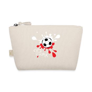 Football Pologne Couleur splash Coupe du monde WC Coupe du monde - Trousse biologique - nature - Devant