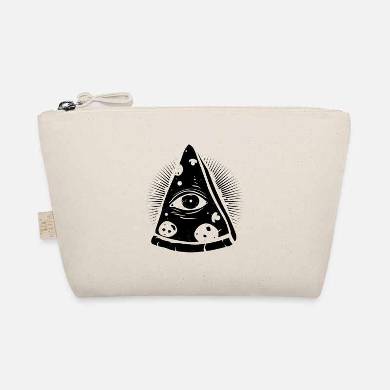PIZZA ILLUMINATI | LUSTIGES PYRAMIDEN DESIGN IDEE Bio-Täschchen