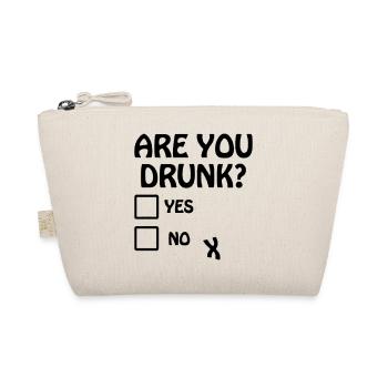 Are you drunk? - Organic Pouch - nature - Front
