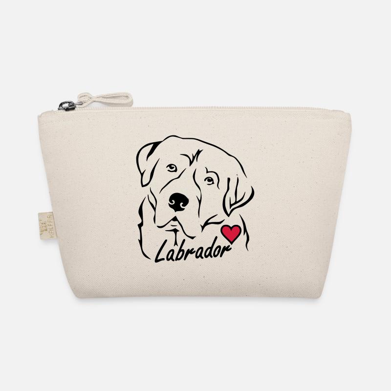 Labrador ❤ - Bio-Täschchen - Natur