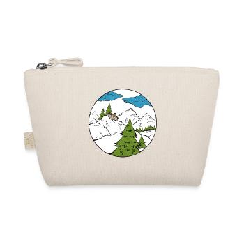 mountain hut - Organic Pouch - nature - Front