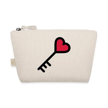 la clé du coeur de la Saint Valentin - Trousse biologique - nature - Devant