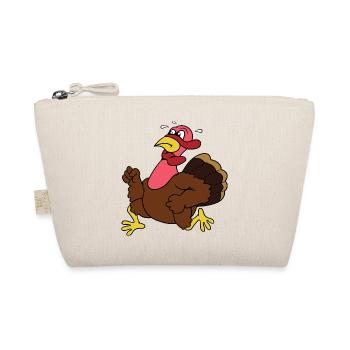 Thanksgiving turkey turkey pilgrim - Organic Pouch - nature - Front