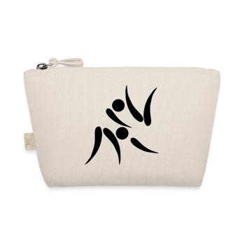 Judo Logo - Organic Pouch - nature - Front