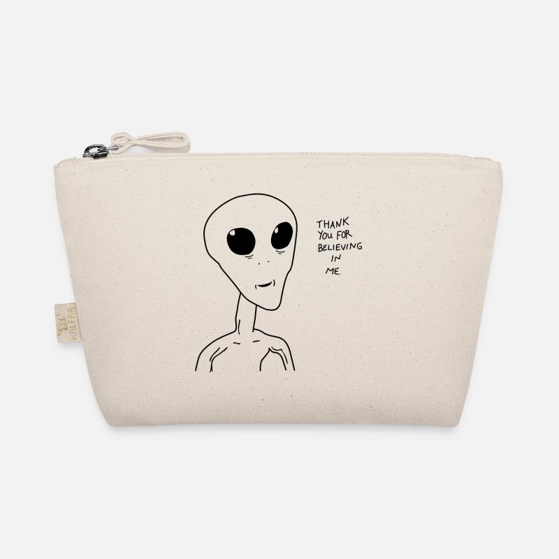 Alien-Danke, dass du an mich geglaubt hast Grafik - Bio-Täschchen - Natur