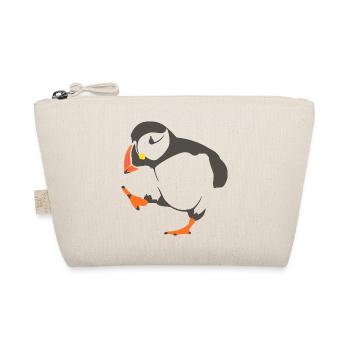 Walking puffin - Organic Pouch - nature - Front