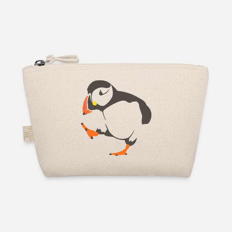 Walking puffin Organic Pouch