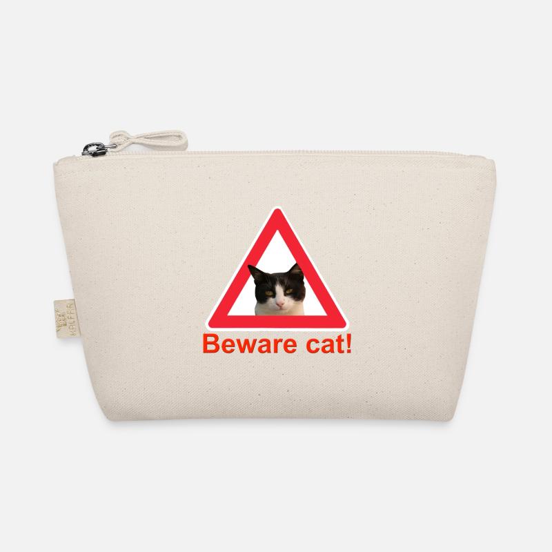 Attention chat signe de trafic chat dame Trousse biologique