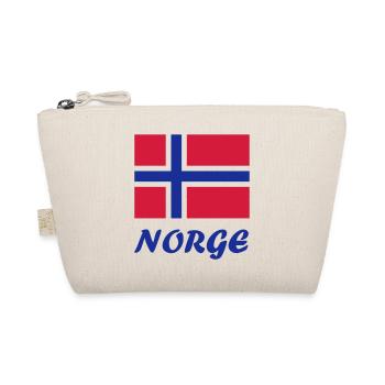 Norwegische Flagge - Bio-Täschchen - Natur - Vorne