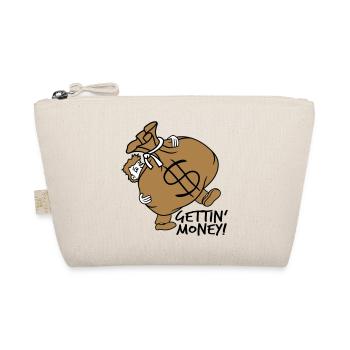 gettin, argent, porter, lourd, dollar, symbole, signe g - Trousse biologique - nature - Devant