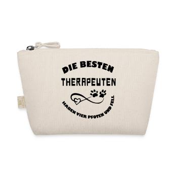 The best therapists have four paws and fell - Organic Pouch - nature - Front