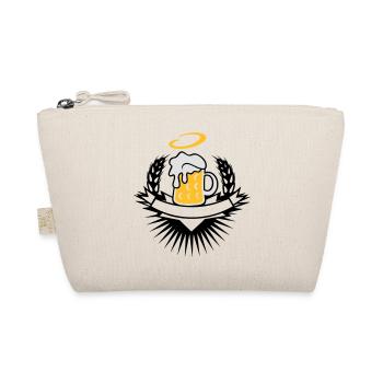 beer in a beer mug with ears of wheat and halo - Organic Pouch - nature - Front
