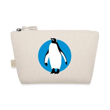 pinguin_032013_b_3c - Bio-Täschchen - Natur - Vorne