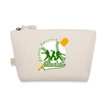 baseball league american - Bio-Täschchen - Natur - Vorne