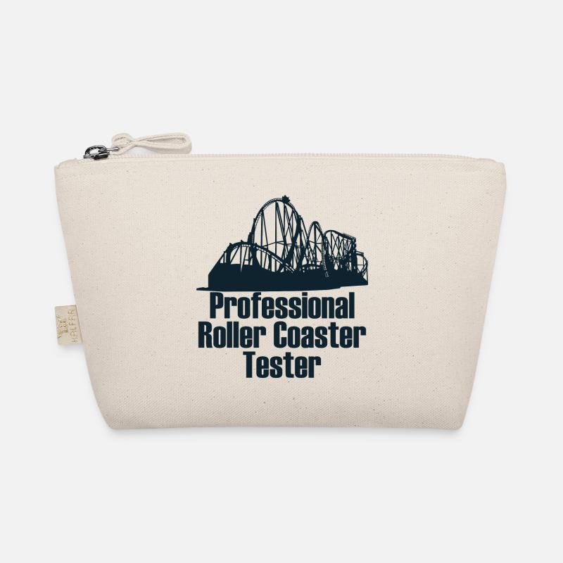 achterbahn freizeitpark Tester geschenk Spruch Bio-Täschchen