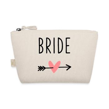 Coeur de mariée cupidon arrow enterrement de vie de garçon - Trousse biologique - nature - Devant
