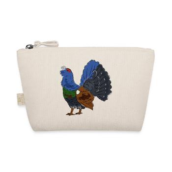 Coloured capercaillie with colourful plumage - Organic Pouch - nature - Front