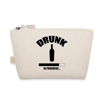 Drunk in progress... - Bio-Täschchen - Natur - Vorne