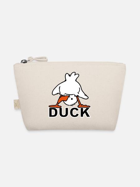 Ducking Duck (3 colors) - Organic Pouch - nature