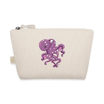 Verliebter Oktopus - Bio-Täschchen - Natur - Vorne