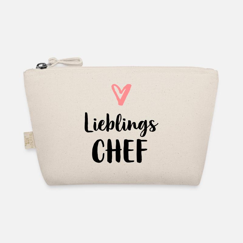 Lieblings Chef Herz Geschenk - Bio-Täschchen - Natur