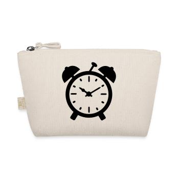 wecker uhr - Bio-Täschchen - Natur - Vorne