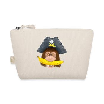 Gehender BANANEN-Piratenschimpanse - Bio-Täschchen - Natur - Vorne