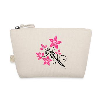 Beautiful, filigree flowers. Floral element. - Organic Pouch - nature - Front