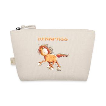 Rennpass Islandpferd - Comic - Fun - Bio-Täschchen - Natur - Vorne