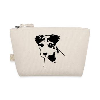 Parson Russell Terrier head - Organic Pouch - nature - Front